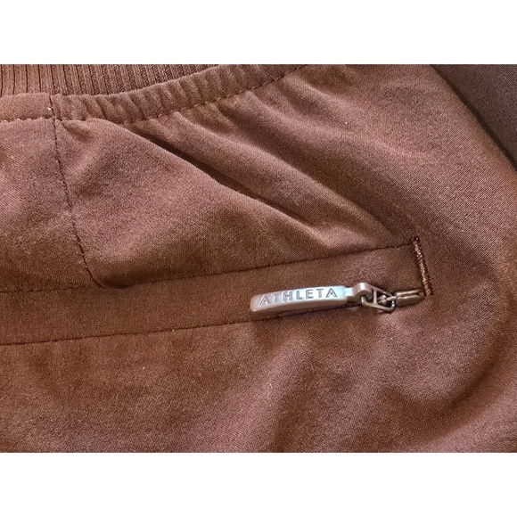 Athleta Brooklyn Midrise Ankle Pants in Cinnamon Red Versatile Casual Travel - Picture 6 of 10